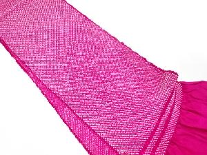 未使用品　正絹　振袖用　絞り　帯揚げ